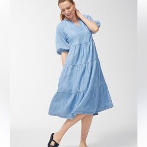 Wilfred Decadence Linen Dress 100% Organic Linen Size XS